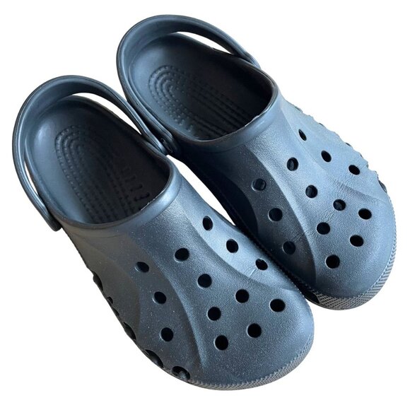 Crocs Black Classic Clog Sandal - Size Men's 8/Women's 10 - Picture 1 of 8
